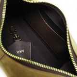Istanbul Leather Bag Green | AIKA