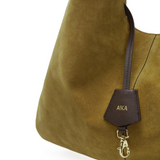 Istanbul Leather Bag Green | AIKA