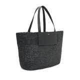 Yeni AIKA Myra Rafya Çanta ve Clutch Siyah