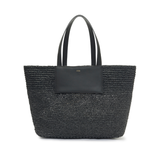 Yeni AIKA Myra Rafya Çanta ve Clutch Siyah