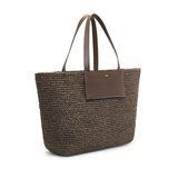 Yeni AIKA Myra Rafya Çanta ve Clutch Kahverengi